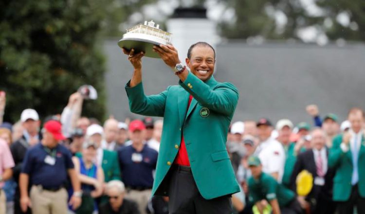 El golfista estadounidense Tiger Woods se ganó el Master de Augustas el año pasado. EFE
