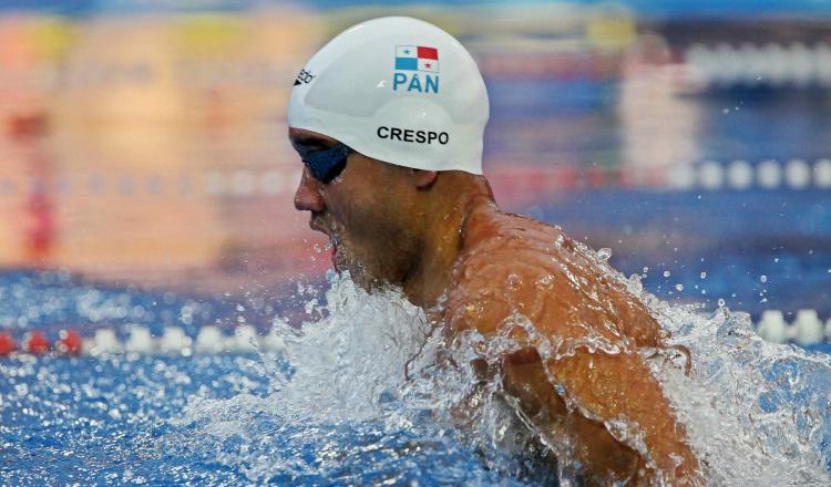 El nadador panameño Edgar Crespo. Foto:EFE 