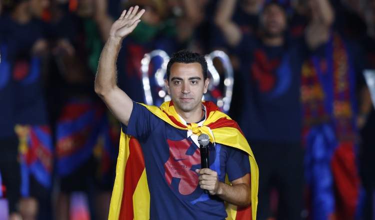 Xavi Hernández. cuando jugaba para el Barcelona EFE