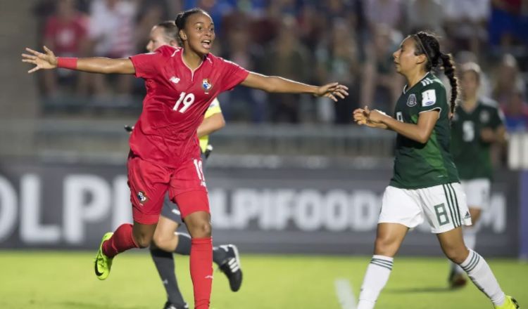 Lineth Cedeño jugadora de la selección nacional Sub-20 y mayor. Foto:Concacaf