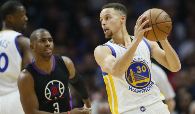 Stephen Curry de los Golden State Warriors. Foto:AP