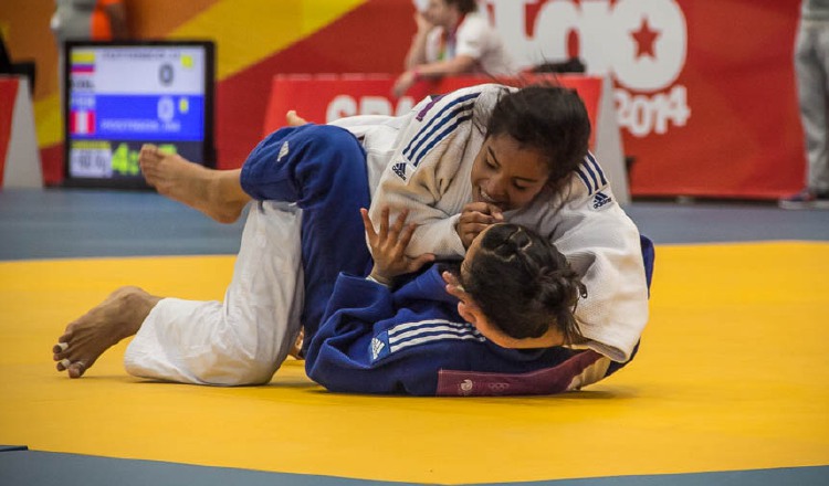 Kristin Jiménez del judo. Foto: Archivo