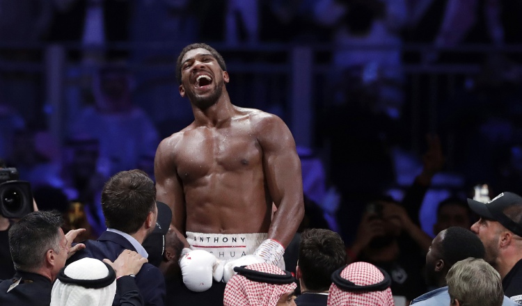 Anthony Joshua es el campeón de peso pesado.Foto: AP