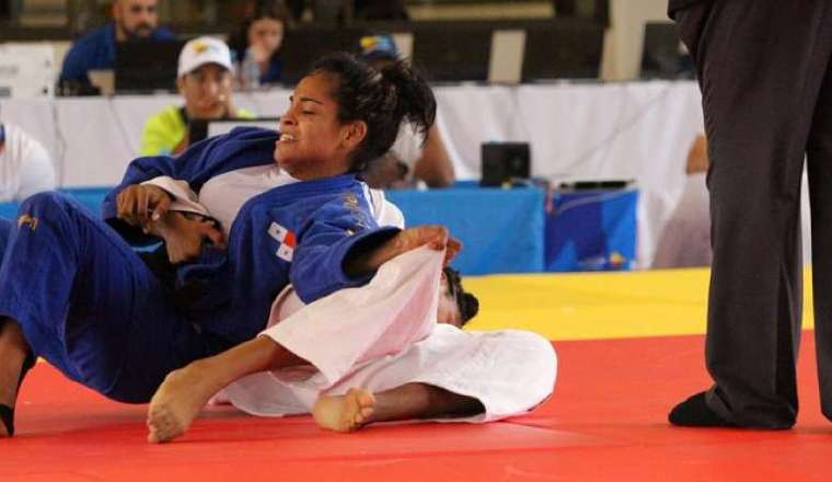 Kristine Jíménez de judo. Foto: Archivo