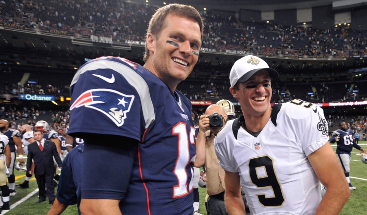 Tom Brady  debutará contra Drew Brees. AP