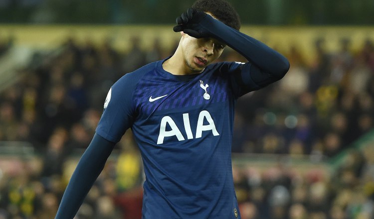  Dele Alli del Tottenham. Foto:AP