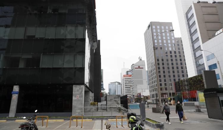 Centro financiero en Lima, Perú. EFE