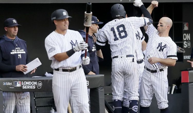 Los Yanquis de Nueva York es uno de los equipos de las Grandes Ligas.  Foto:AP