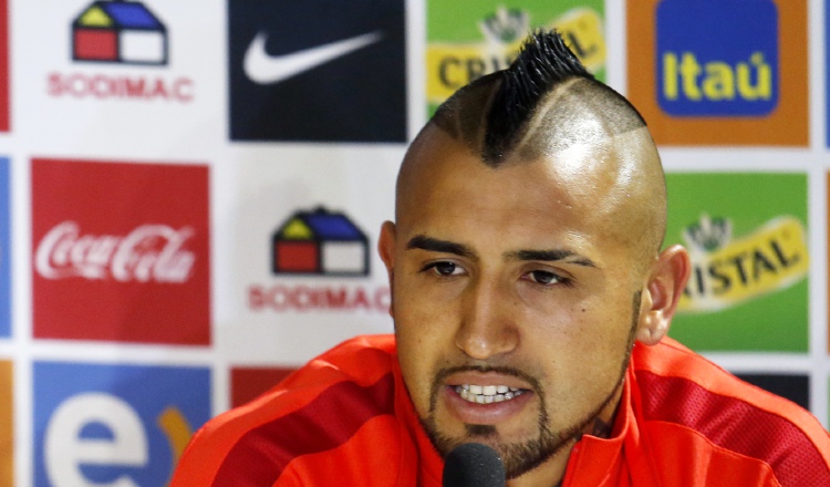 Arturo Vidal. Foto:AP