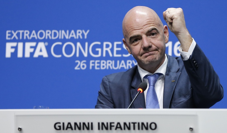 Infantino presidente de Fifa. Foto:AP