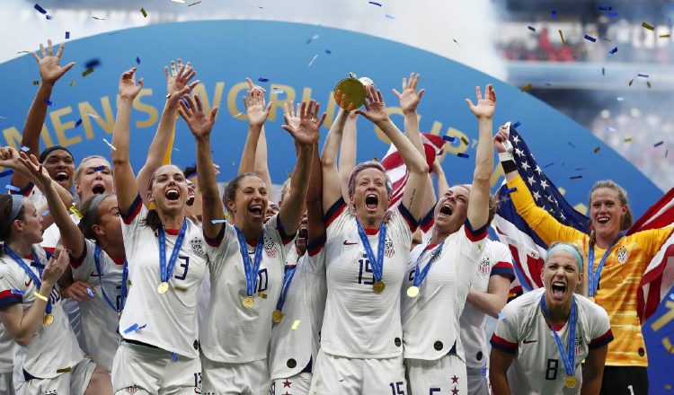 Estados Unidos es el campeón de fútbol femenino. Foto:EFE