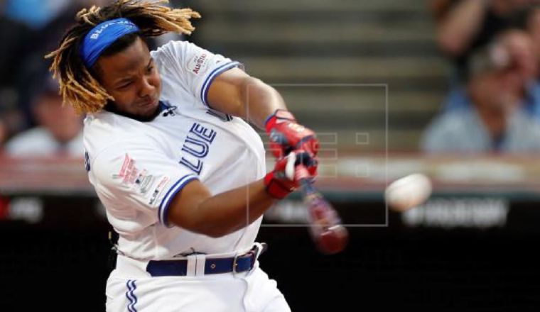 Vladmir Guerrero Jr. es figura de los Azulejos Foto:EFE