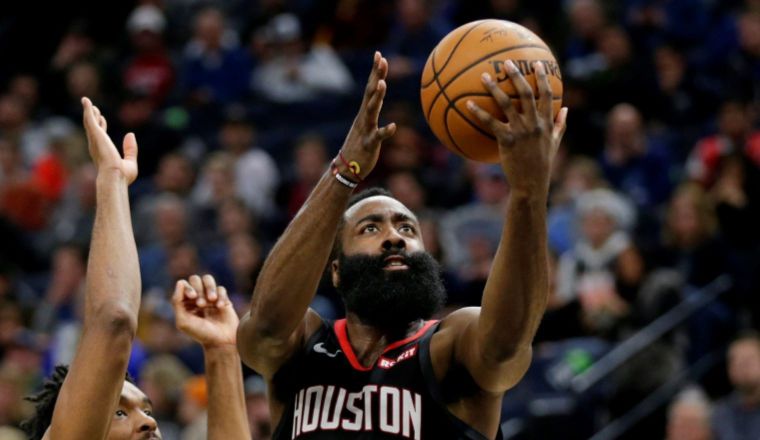 James Harden de los Rockets de Houston. Foto:EFE