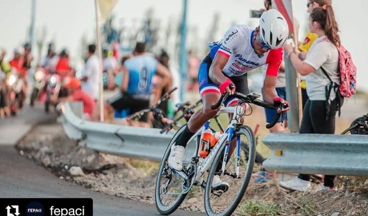 Christopher Jurado ciclista panameño. Foto:EFE