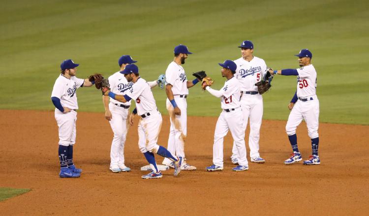 Jugadores de los  Dodgers Foto: Twitter