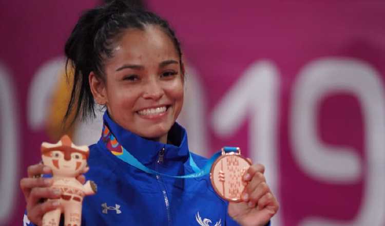 Kristine Jiménez, figura del judo panameño.