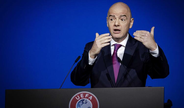 Infantino presidente de la Fifa. Foto:EFE