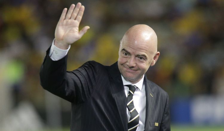 El presidente de la FIFA Gianni Infantino. Foto:EFE 