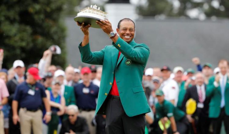 Tiger Woods, campeón del Masters de Augusta 2019.  Foto:EFE