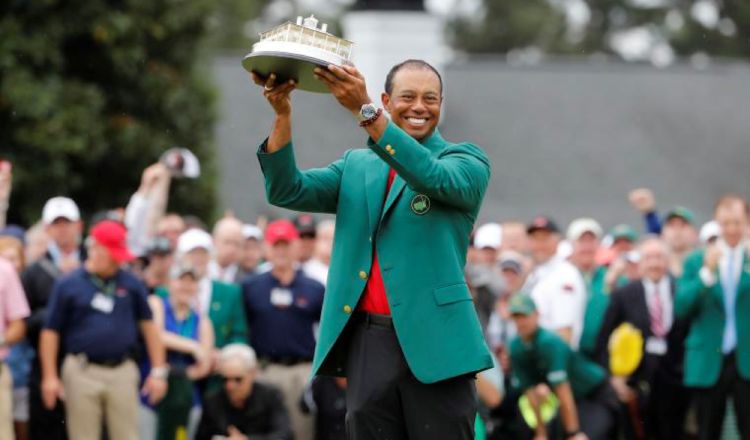 Tiger Woods, campeón del Masters de Augusta 2019. Foto:EFE