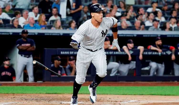 Aaron Judge joronero de los Yanquis de Nueva York. Foto:EFE