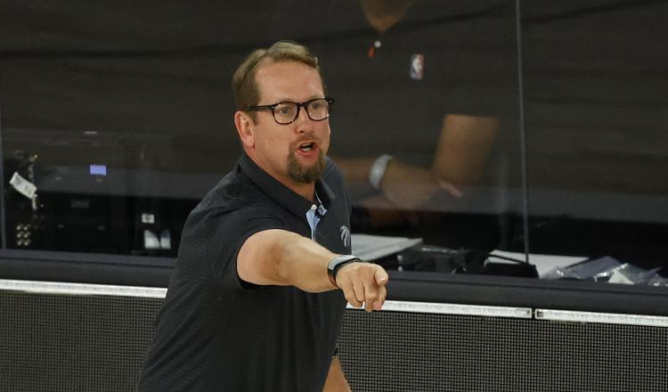 Nick Nurse de los Raptors. Foto:EFE