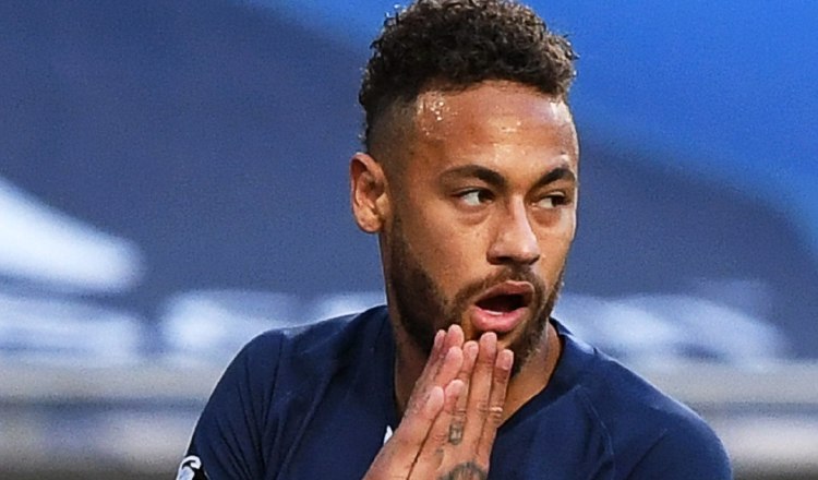 Neymar del PSG. Foto:EFE