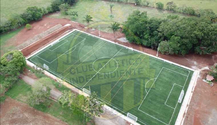 Cancha del CAI. Foto:@CAIPanama