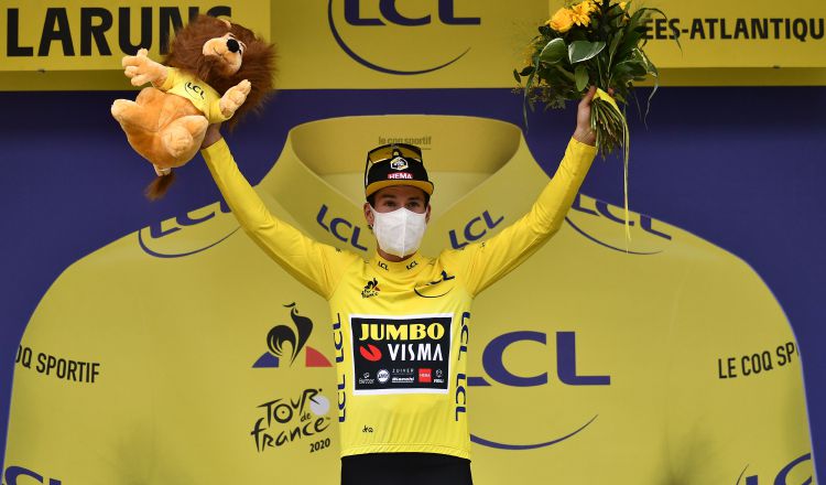 Primoz Roglic es el líder actual del Tour de Francia, luego de un día de descanso. Foto:EFE