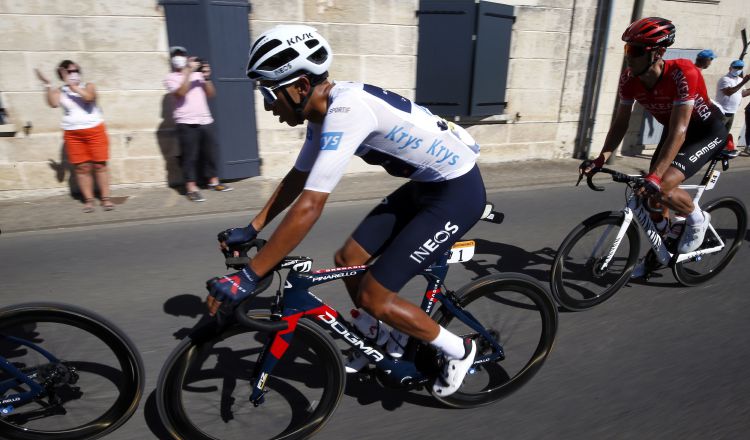 El colombiano Egan Bernal. Foto:EFE