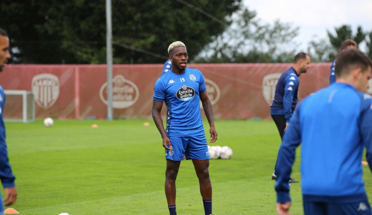 José Luis Rodríguez en los entrenamientos con Lugo. Foto:@CDeportivoLugo