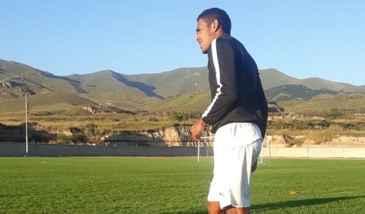 Manuel Vargas juega en el Lori F.C. en la Liga Premier de Armenia. Foto:Instagram