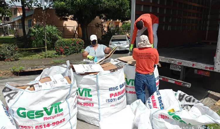 El reciclaje fue otras de las actividades que se vio afectada por la pandemia.