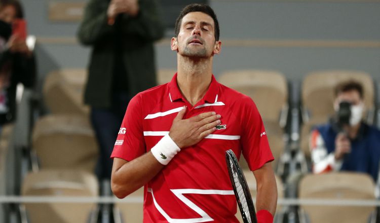 El serbio Novak Djokovic. Foto:EFE