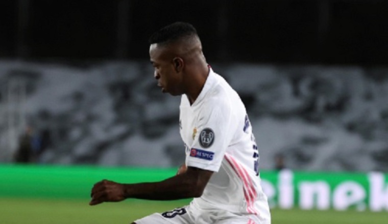 Vinicius del Real Madrid. Foto:EFE