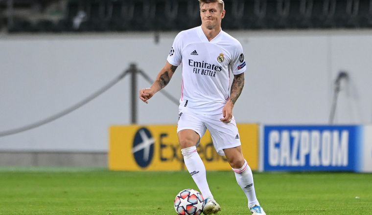 Toni Kroos del Real Madrid. Foto:EFE