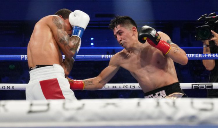 Gervonta Davis (izq.) y Leo Santa Cruz . Foto: @leosantacruz2