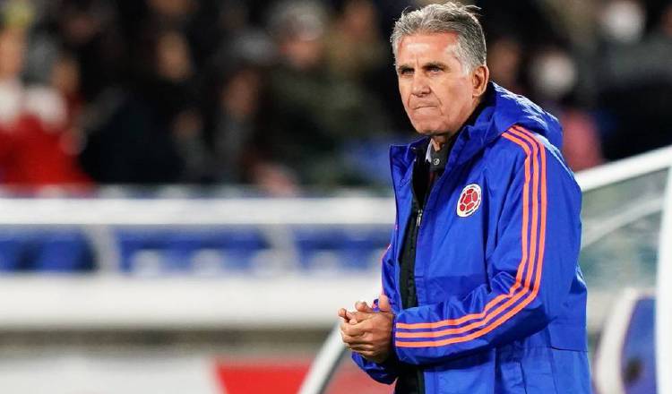 El técnico de Colombia, Carlos Queiroz. Foto:EFE