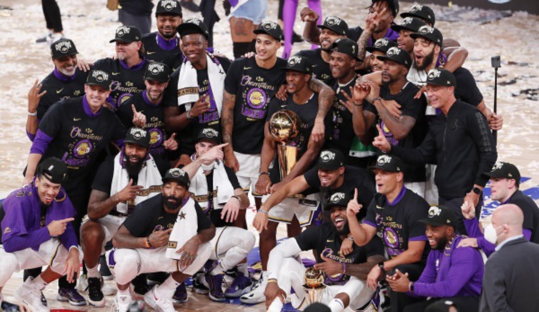 Lakers son los actuales campeones. Foto:EFE