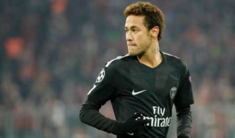 Neymar del PSG. Foto:EFE