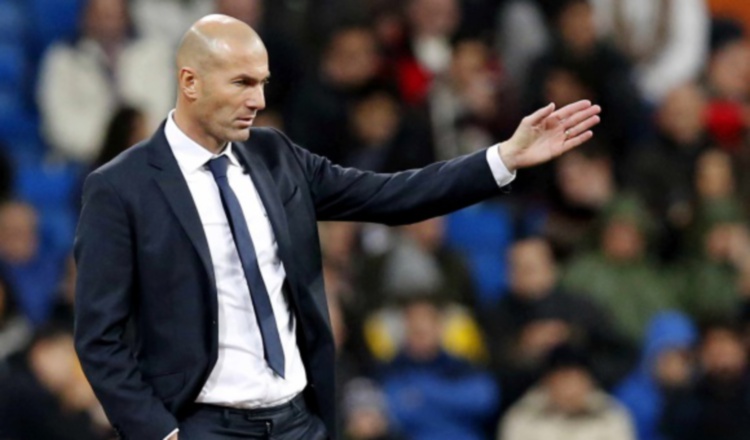 Zidane, técnico de Real Madrid. Foto:EFE