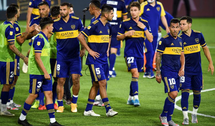 Jugadores del Boca Juniors. Foto:EFE