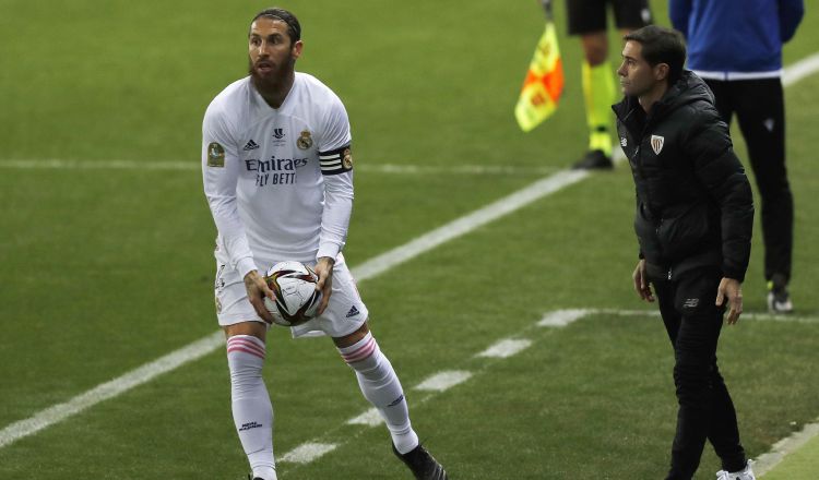 Sergio Ramos, capitán de España. Foto:EFE