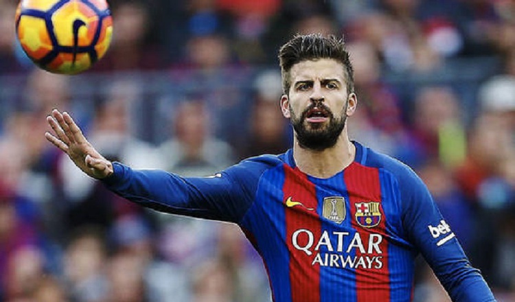 Gerard Piqué, defensa central del Barcelona. Foto:EFE