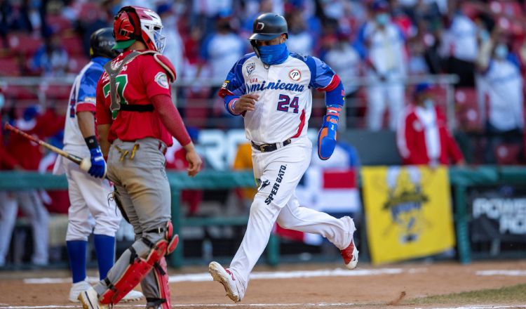 Robinson Canó anotó una carrera para República Dominicana. Foto:EFE