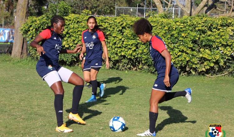 Jugadoras del seleccionado femenino panameño. Foto: Fepafut