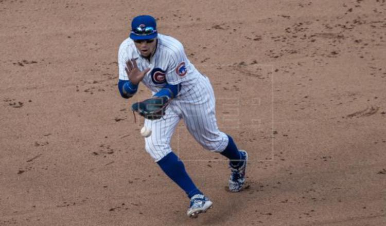 Javy Báez de los Cachorros de Chicago. Foto:EFE