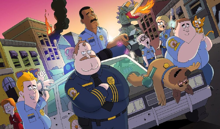 'Paradise PD' es una serie cargada de humor negro. Foto: Netflix