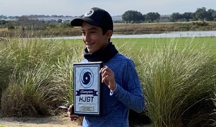 Diego Álvarez es una promesa del golf panameño. Foto:Cortesía