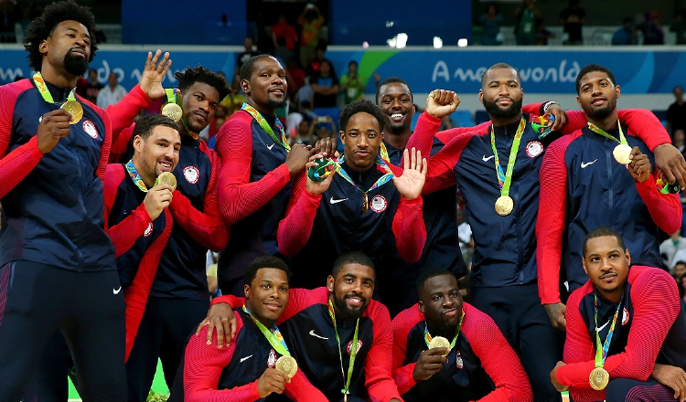 Equipo olímpico de Estados Unidos cuenta con un récord de 8 medallas de oro consecutivas Foto: USA Basketball